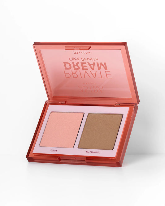 PRIVATE DREAM FACE PALETTE - Palette Viso Blush + Bronzer n.3 boho