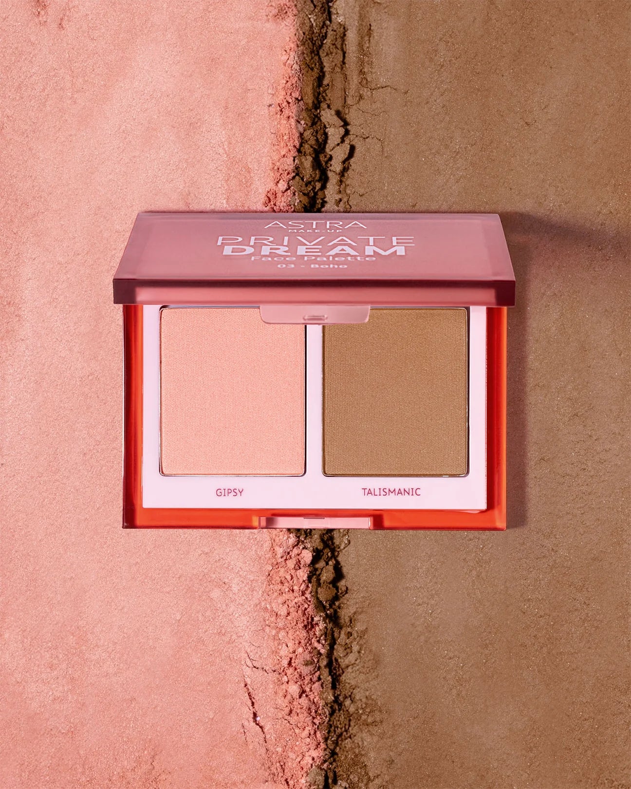 PRIVATE DREAM FACE PALETTE - Palette Viso Blush + Bronzer n.3 boho