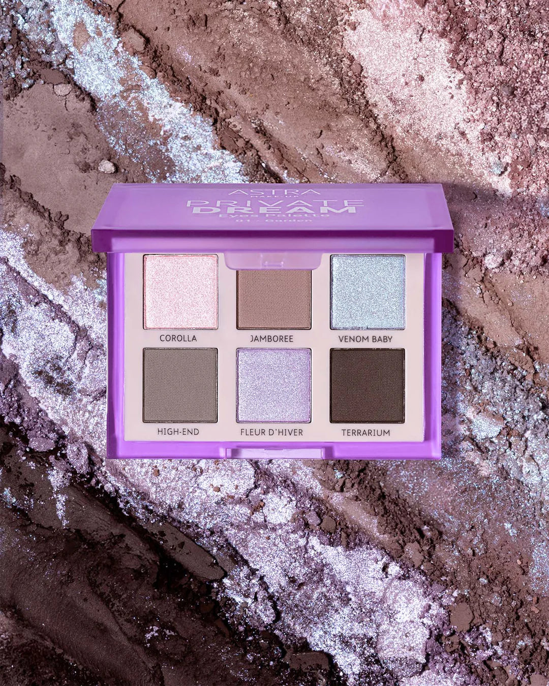 Astra PRIVATE DREAM EYES PALETTE - Palette Occhi 6 Ombretti in polvere n. 1 RADICAL