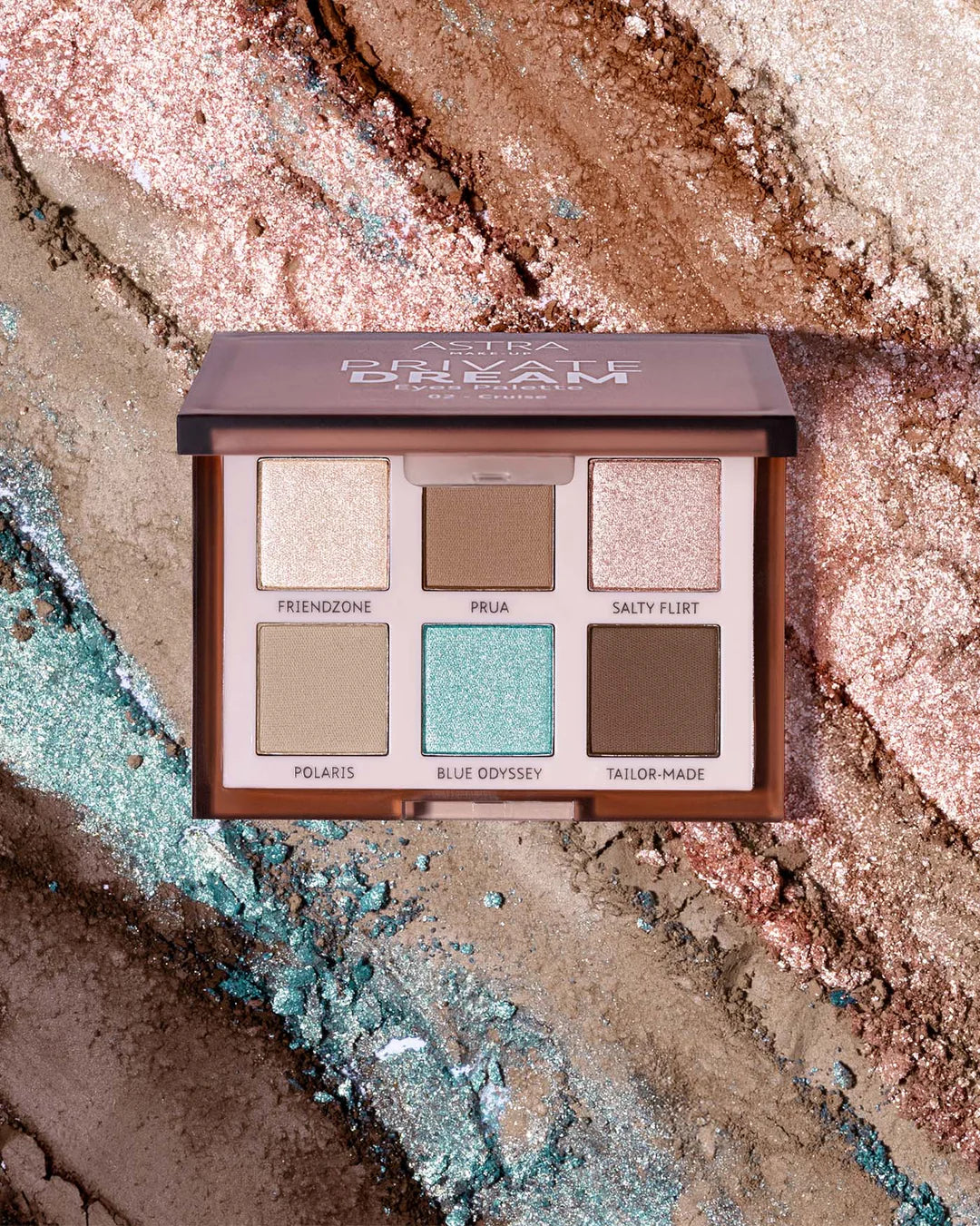 Astra PRIVATE DREAM EYES PALETTE - Palette Occhi 6 Ombretti in polvere n. 2 Cruise