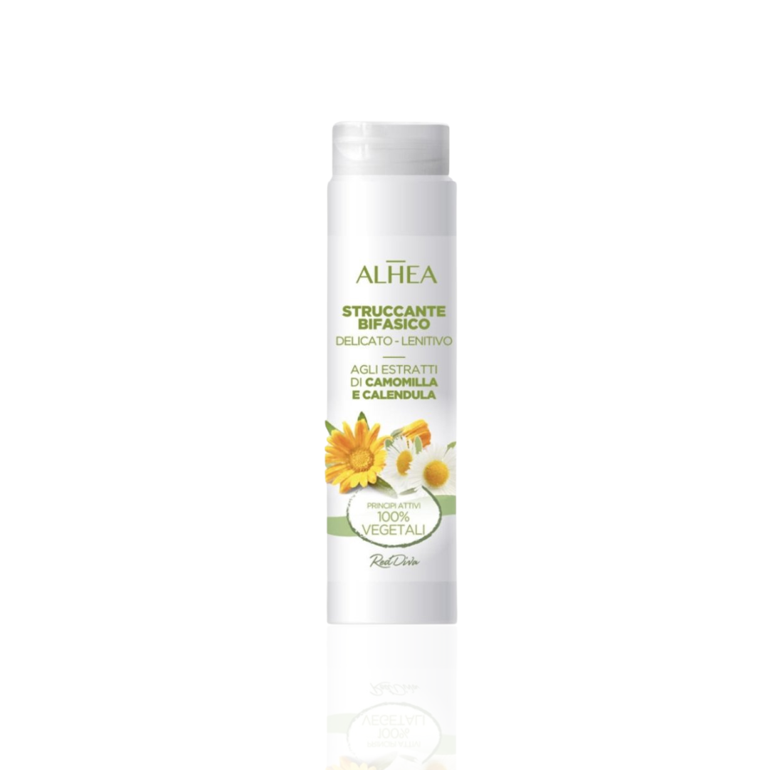 Alhea Struccante Bifasico Lenitivo | Delicato su Pelle Sensibile 200ml