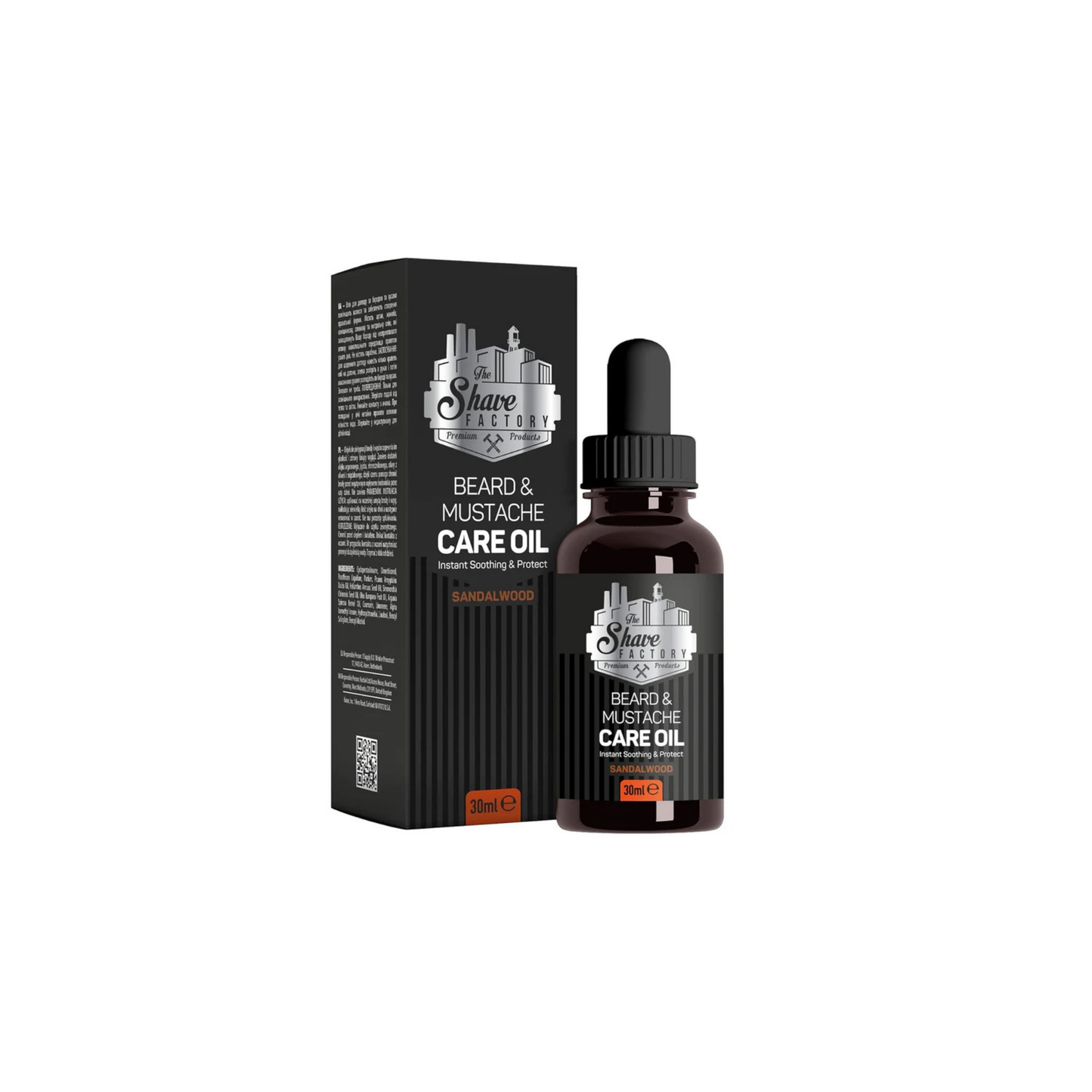 The Shave Factory Care Oil per Barba e Baffi 30ml - Sandalwood