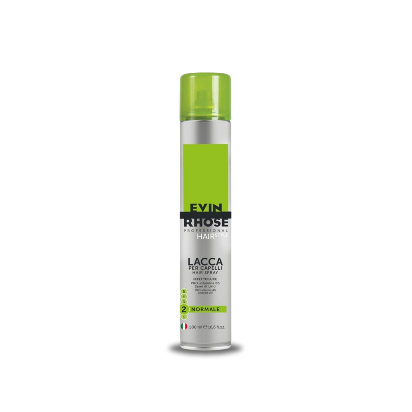 Evin Rhose Lacca con Semi di Lino e Provitamina B5 Tenuta Leggera 500 ml