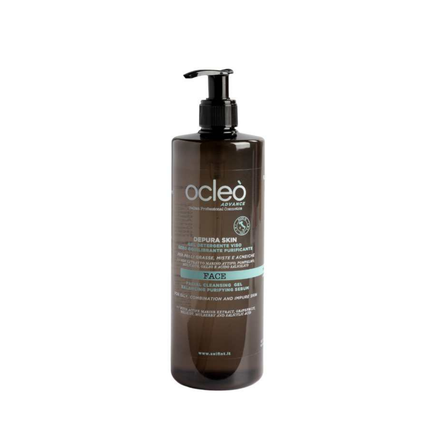 gel detergente viso sebo