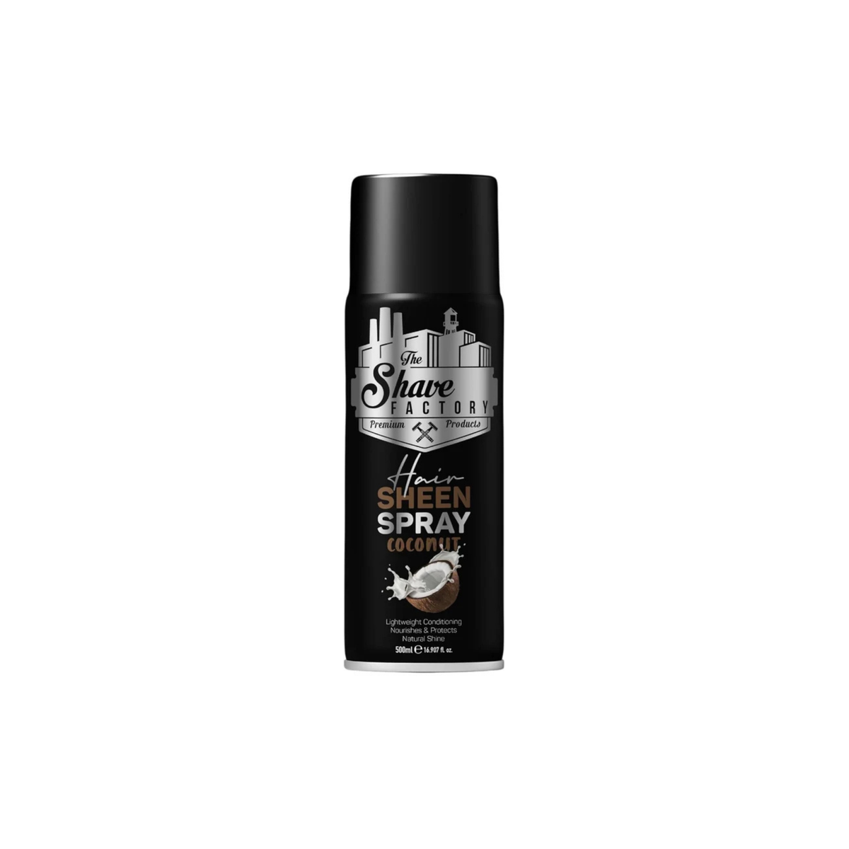 The Shave Factory Sheen Spray Lucidante per Capelli 500ml - Coconut