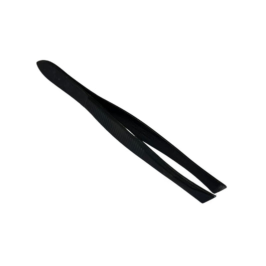 Baruffaldi Pinzetta Sopracciglia Nera Obliqua - HBSpace Cosmetics