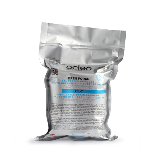 Bendaggio Monouso Pronto Drenante – Riducente Salino – 2 Bende Elastiche ml 200