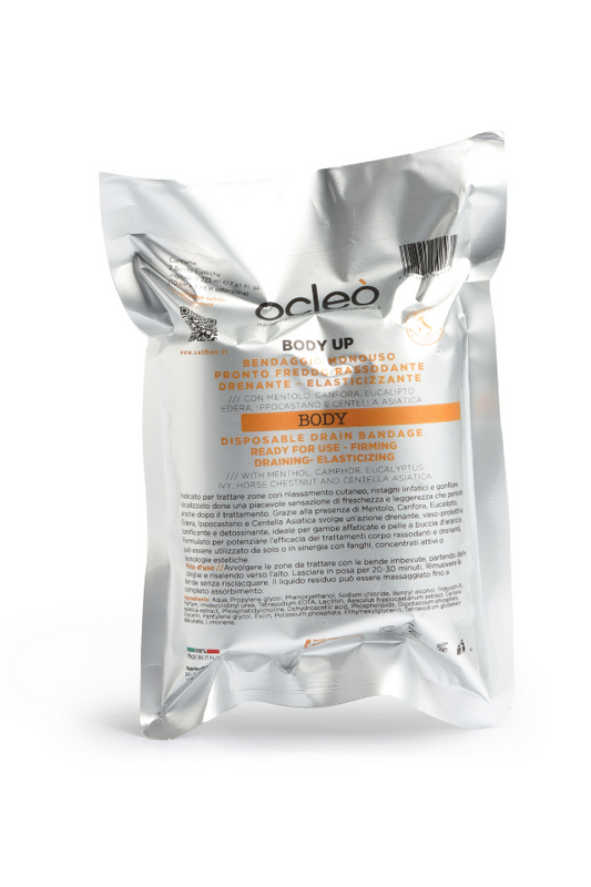 Bendaggio Pronto Freddo Rassodante Drenante Elasticizzante Body Up – 2 Bende 10 Cm. X 9 Mt.