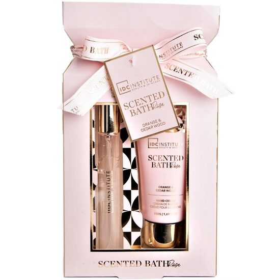 Idc Institute Scented Coffret Rosa Mini Crema Mani 50 Ml + Edt 15 Ml