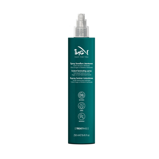 ING Spray Capelli Laminante – Olio di Argan, Cheratina e Acido Ialuronico 250ml