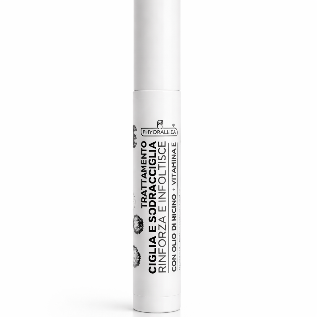 Olio di ricino ciglia e sopracciglia