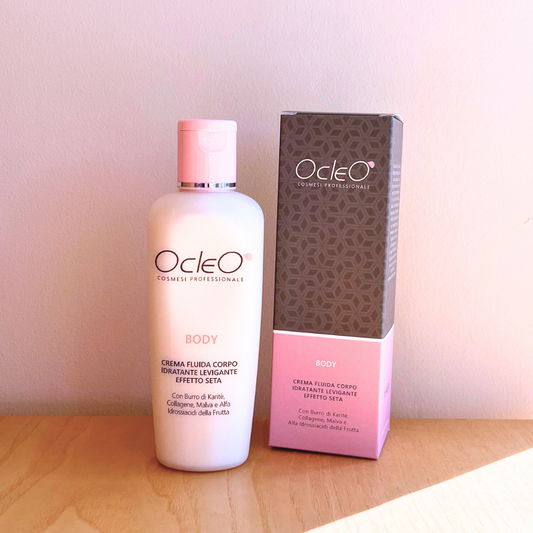 Ocleò Crema Fluida Corpo Idratante Levigante Effetto Seta – ml 180