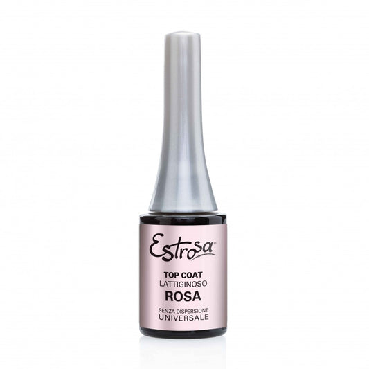 Estrosa Top Coat Rosa lattiginoso senza dispersione 14ml