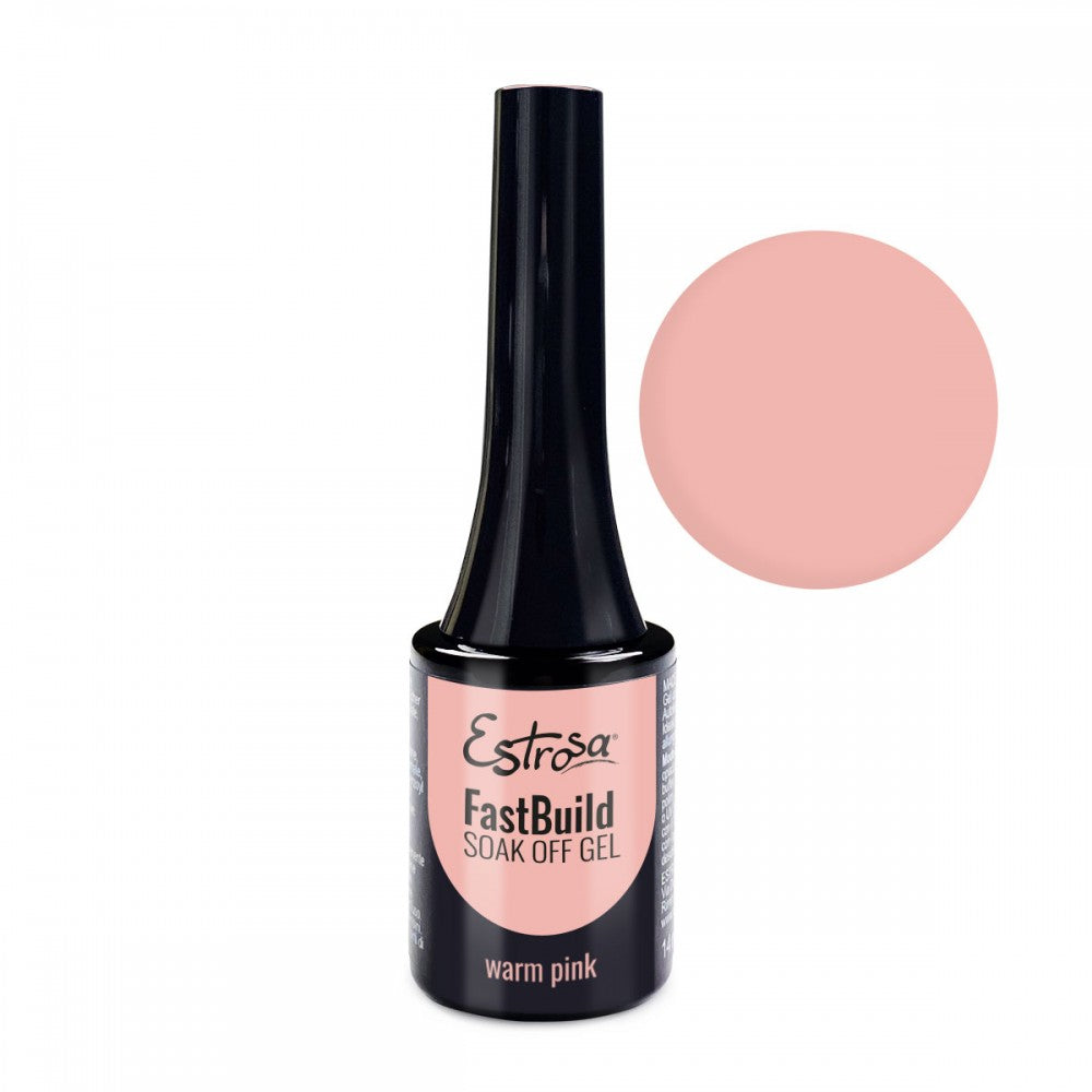 Warm Pink - Fast Build Soak Off Gel 14ml - Gel monofasico