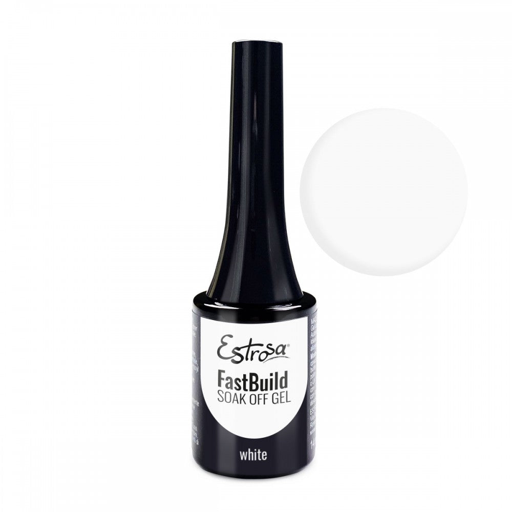 White - Fast Build Soak Off Gel 14ml - Gel monofasico