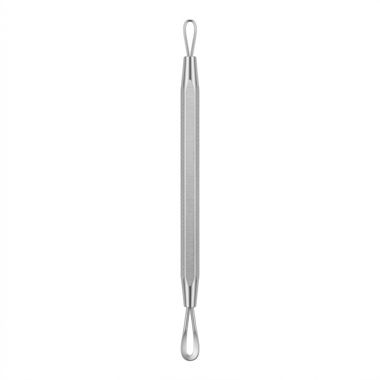 RBB Inox – Leva Comedoni Professionale in Acciaio Inossidabile a Doppia Punta