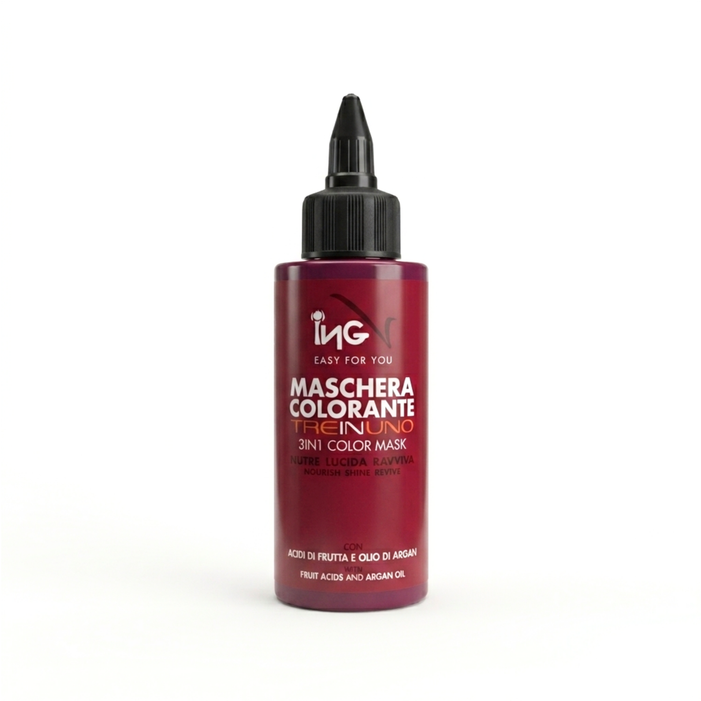 ING Maschera Colorante 3 in 1 – Colora, Nutre e Illumina con Olio di Argan