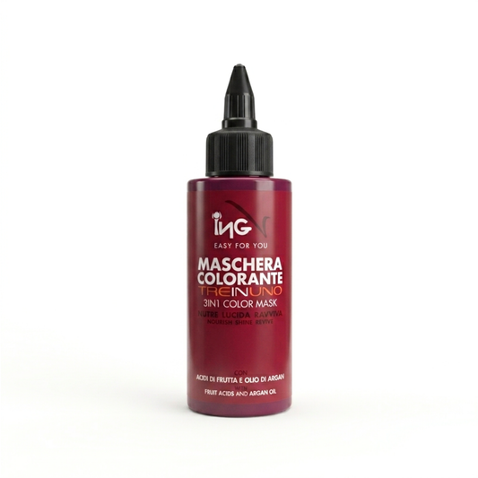 ING Maschera Colorante 3 in 1 – Colora, Nutre e Illumina con Olio di Argan