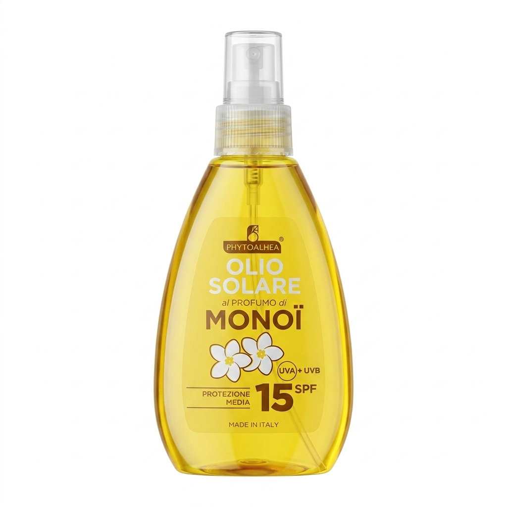 Olio di monoi protettivo con protezione 15