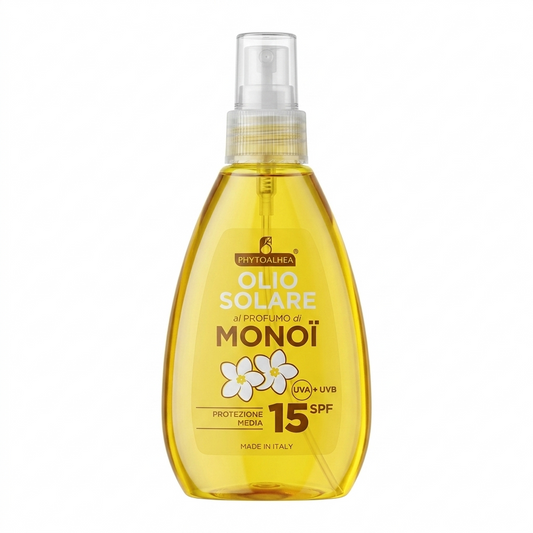 Olio di monoi protettivo con protezione 15