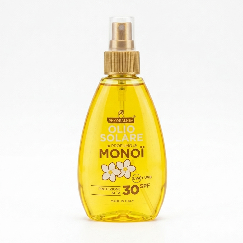 Olio di monoi abbronzante con protezione 30