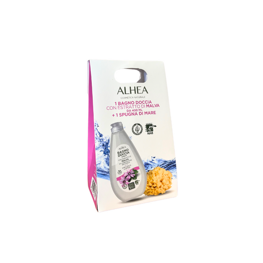 Alhea Cofanetto Bagnodoccia Estratto di Malva + Spugna