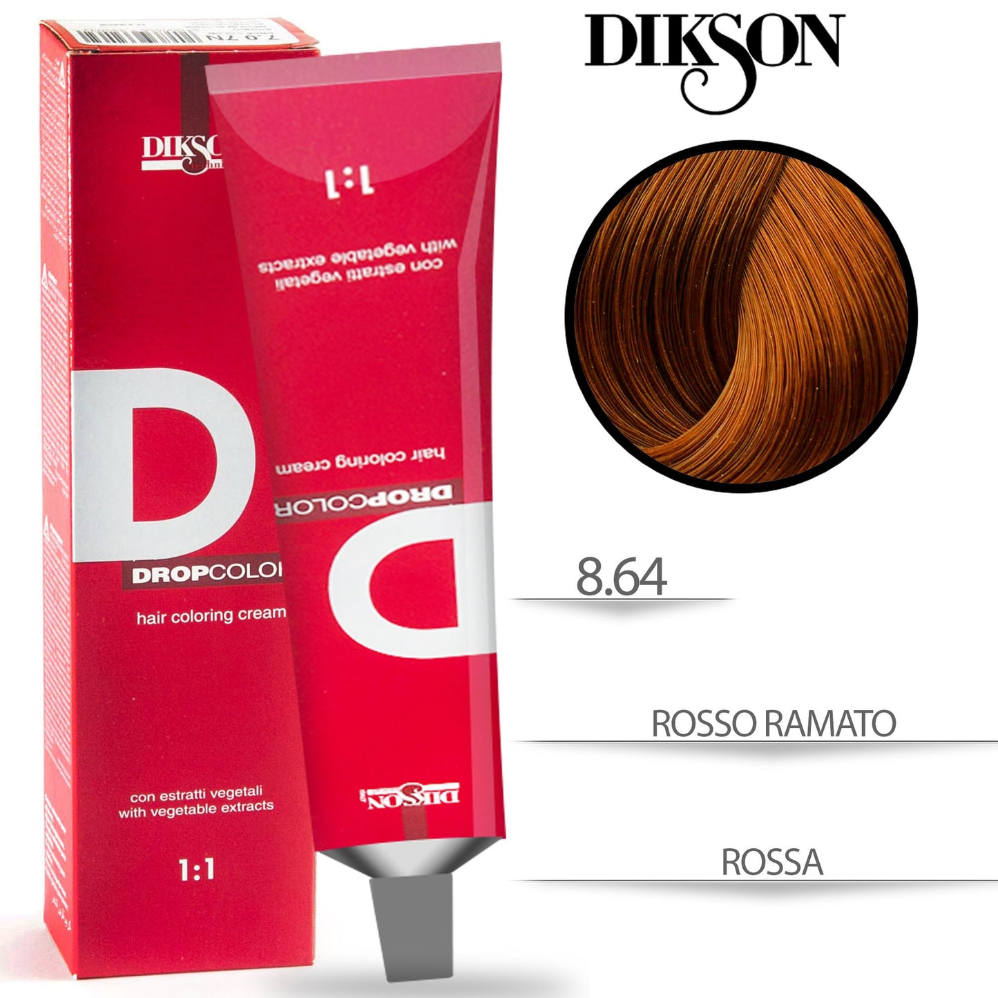 Dikson Drop Color Tinta per Capelli con estratti vegetali