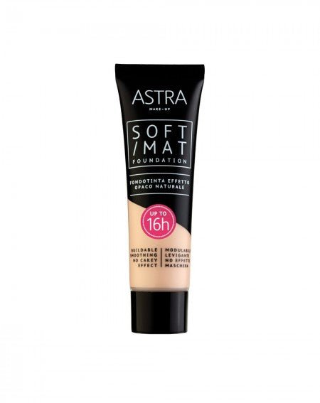 Astra Fondotinta Soft Mat Foundation - HBSpace Cosmetics