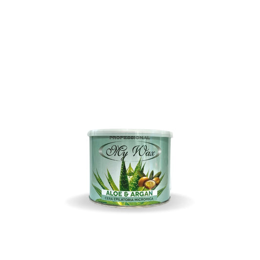 My Wax Cera Depilatoria Aloe e Argan 400ml - HBSpace Cosmetics